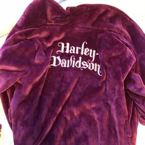 harley davidson plush robe